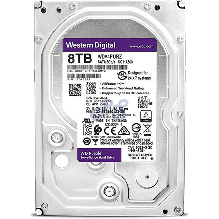 wd purple wd84purz internal hard drive 8tb