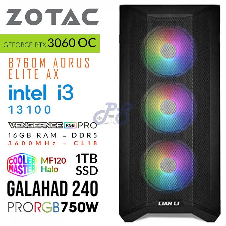 eco intel lancool ii full rgb gaming pc