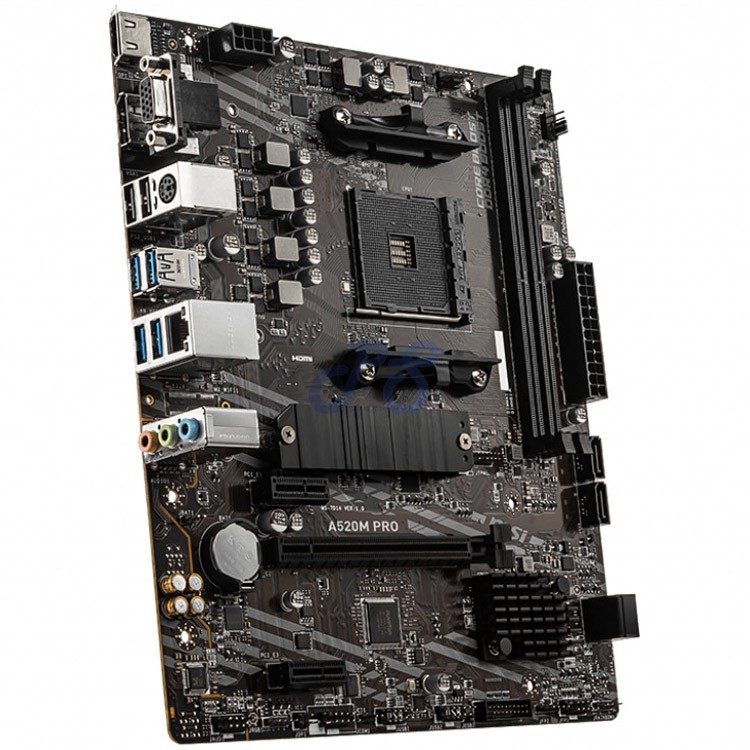 msi a520m pro microatx motherboard amd chipset
