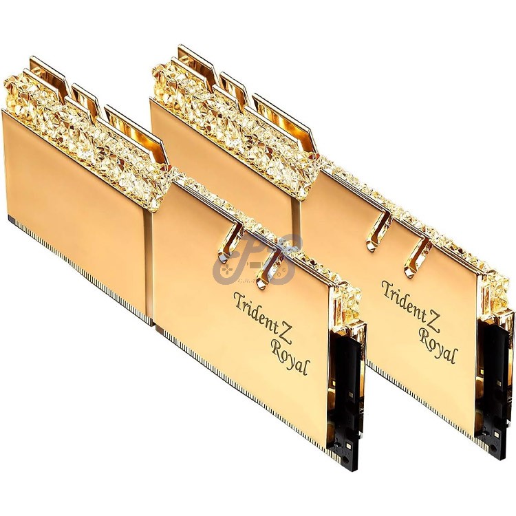 gskill trident z royal gold 64gb ddr4 ram dual kit 3200mhz cl16