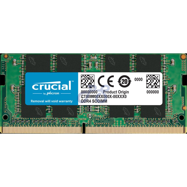 crucial sodimm 32gb ram ddr4 4800mhz cl40