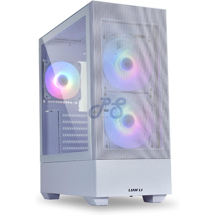 lian li lancool 205 mesh midtower gaming pc case white