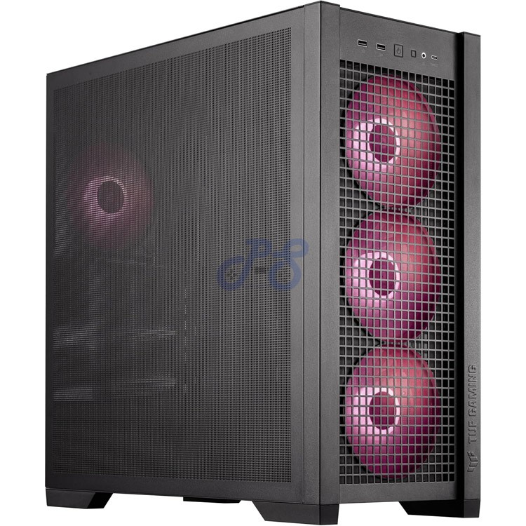 asus tuf gaming gt302 argb midtower pc case black
