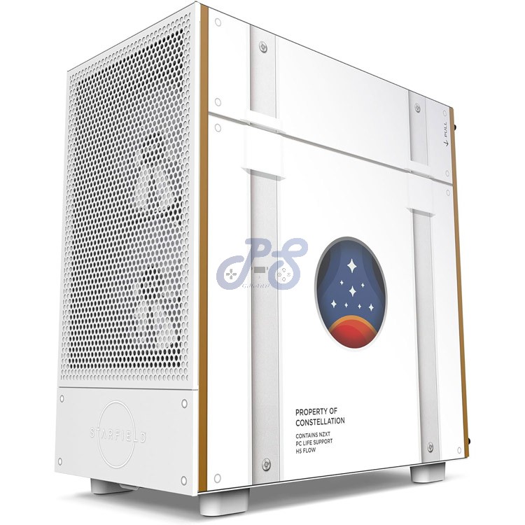 nzxt h5 flow midtower gaming pc case starfield limited edition