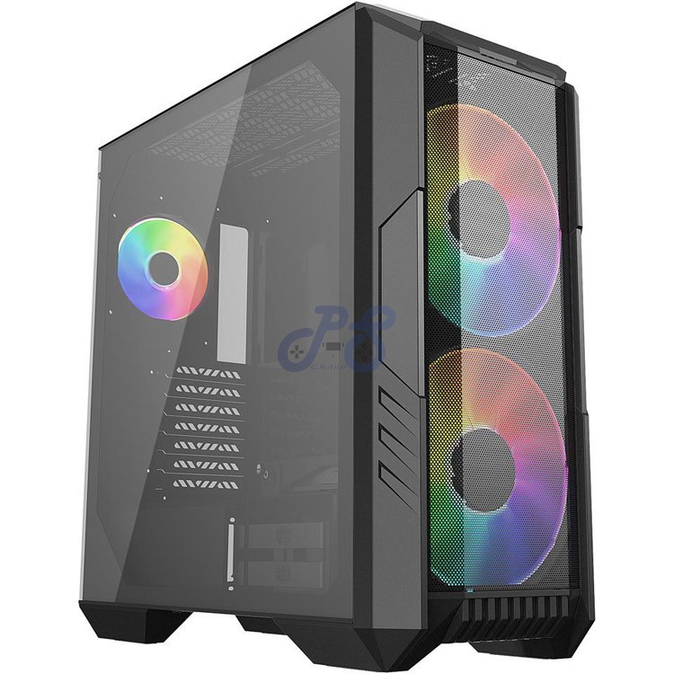 cooler master haf 500 midtower gaming pc case