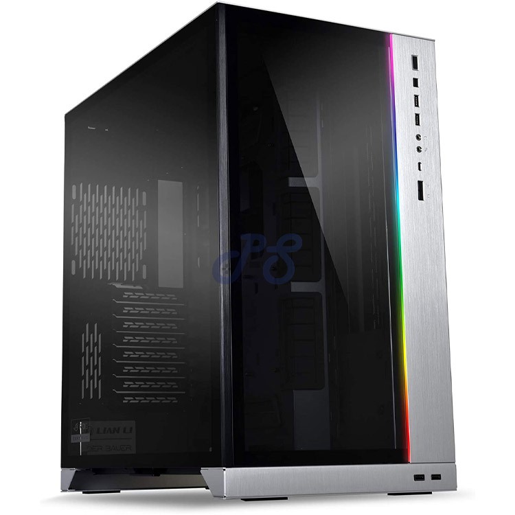 lian li pco11 dynamic xl rog fulltower gamin pc case silver