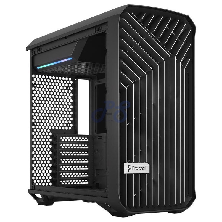 fractal design torrent compact midtower pc case black tg light