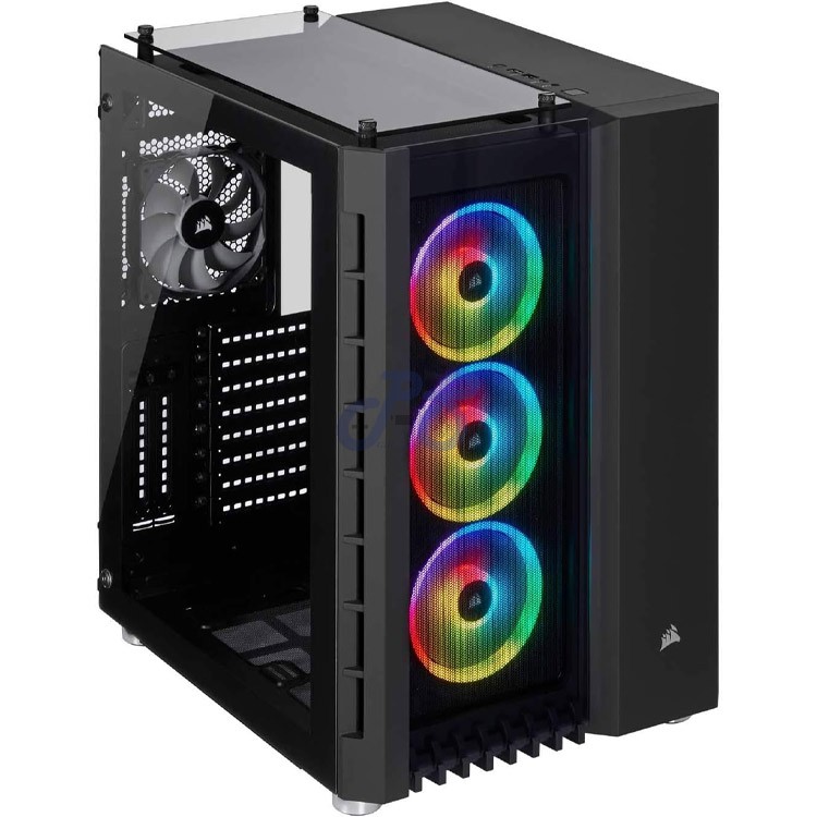 corsair crystal series 680x rgb midtower smart pc case black