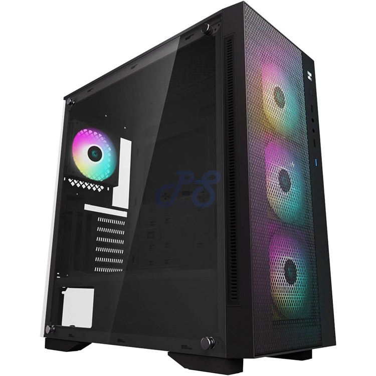 deepcool matrexx 55 addrgb 4f midtower gaming pc case black