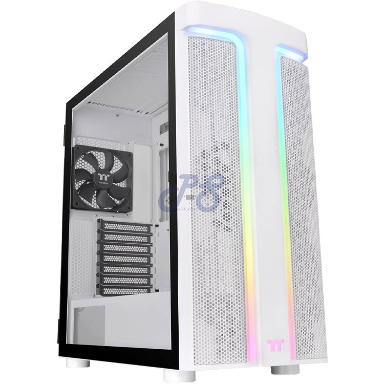 thermaltake h590 argb midtower pc case snow edition
