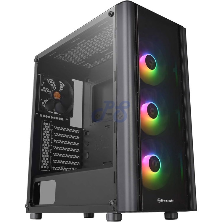 thermaltake v250 midtower pc case argb edition