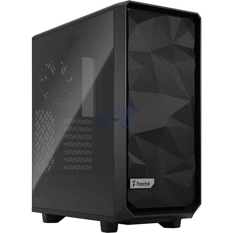 fractal design meshify 2 compact midtower pc case black tg light tint