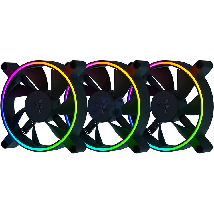 razer kunai chroma hydraulic pc fan 120mm 3f pack