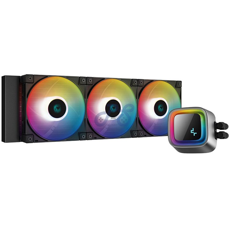 deepcool ls720 aio liquid cpu cooler black