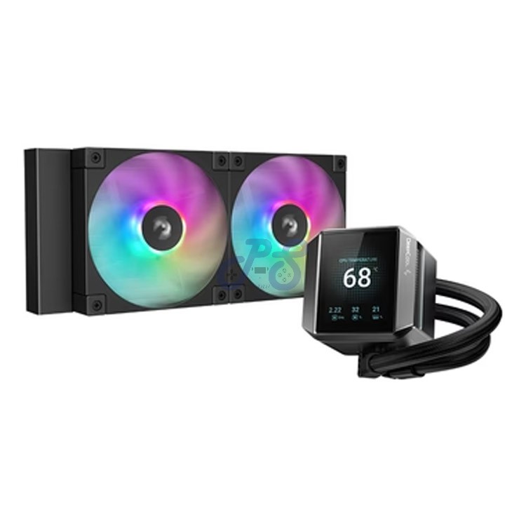 deepcool mystique 240 argb aio liquid cpu cooler