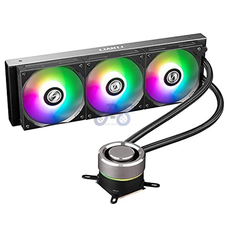 lian li galahad 360 argb aio liquid cpu cooler black