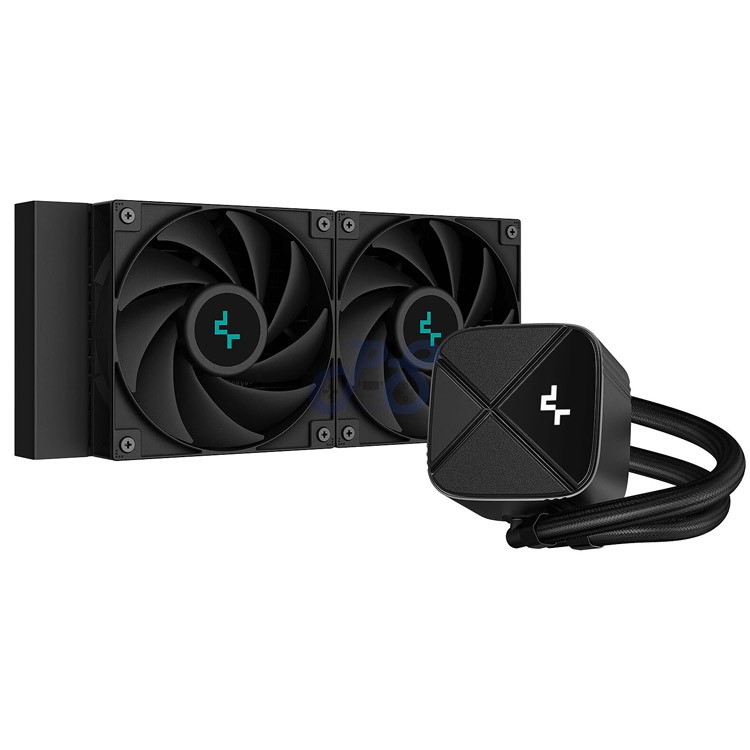 deepcool ls520s zero dark aio liquid cpu cooler
