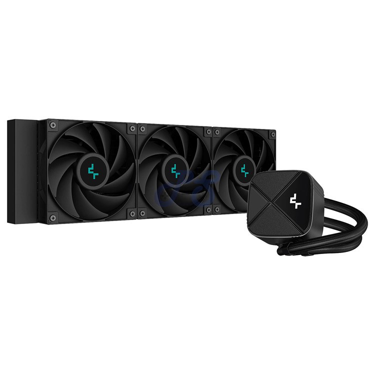 deepcool ls720s zero dark 360mm pure performance liquid cooler