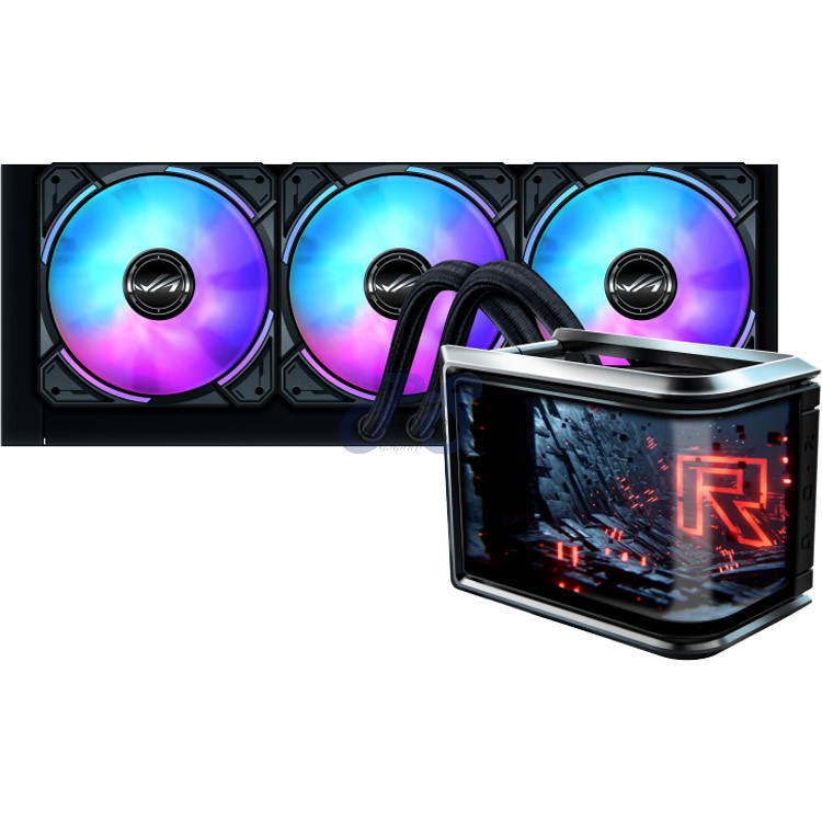 asus rog ryuo iv slc 360 argb aio cpu liquid cooler