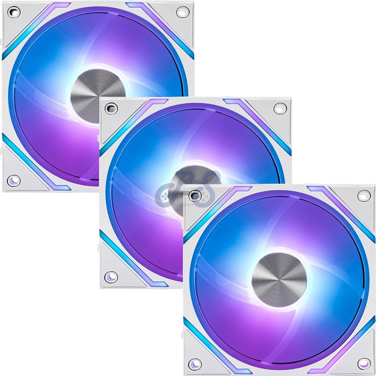 msi mpg ez12 argb3w pc case fan white