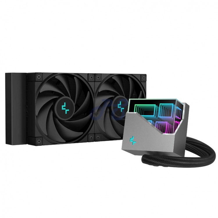 deepcool lt520 aio cpu cooler 240mm black