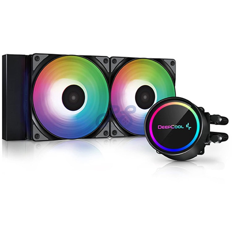deepcool gammaxx l240 aio liquid cpu cooler black