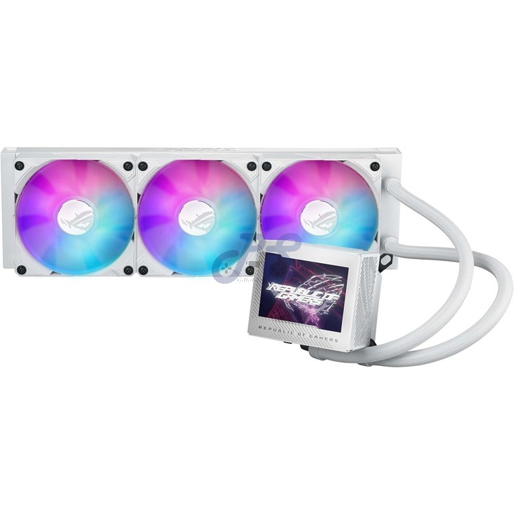 asus rog ryujin iii 360 argb aio liquid cpu cooler white