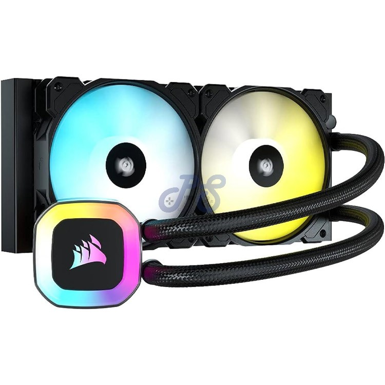 corsair h100 rgb 240mm liquid cpu cooler