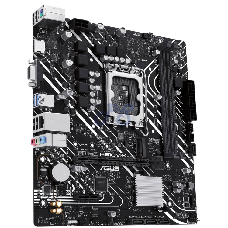 asus prime h610mk matx motherboard intel chipset