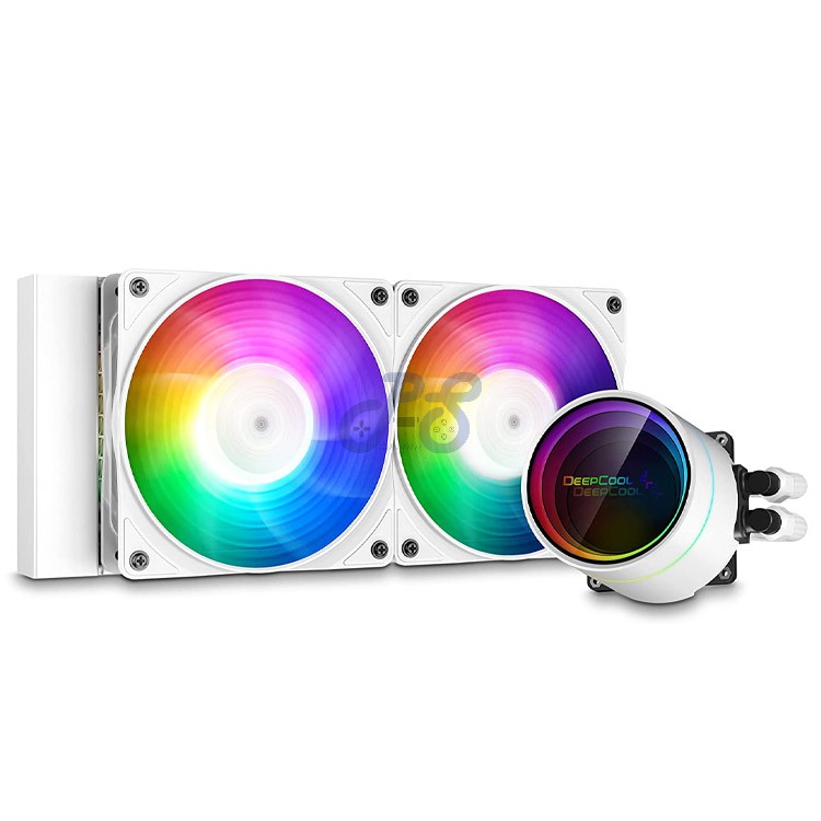 deepcool castle 240ex wh aio liquid cpu cooler