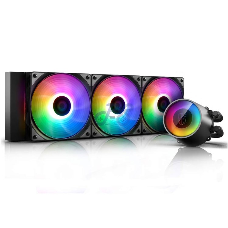 deepcool castle 360 rgb v2 aio cpu liquid cooler