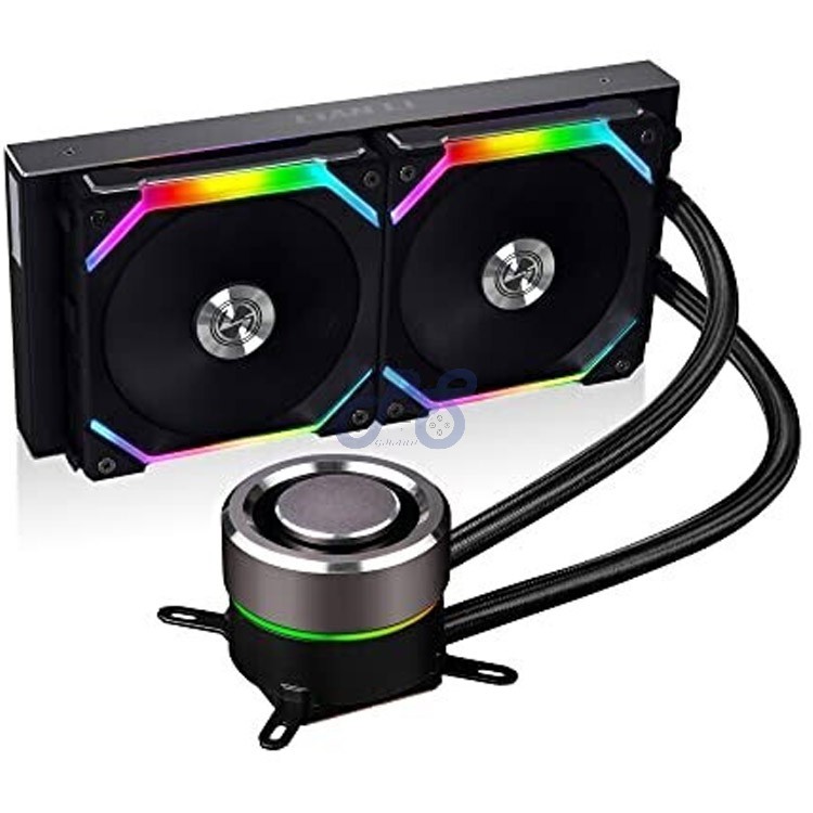 lian li galahad 240 sl argb aio liquid cpu cooler black