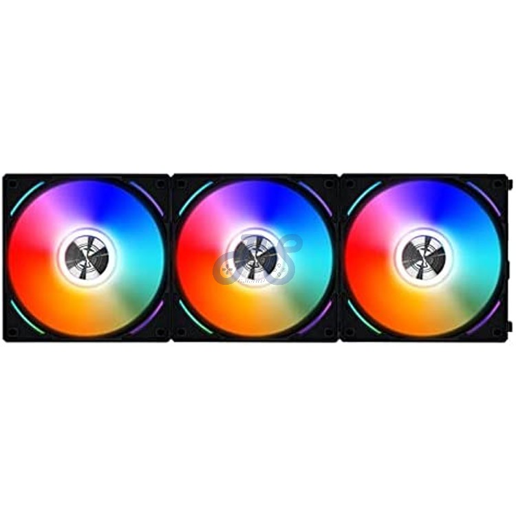 lian li uni al120 argb case fan 3p 120mm black