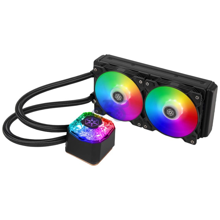 silverstone icegem 240p argb aio cpu liquid cooler