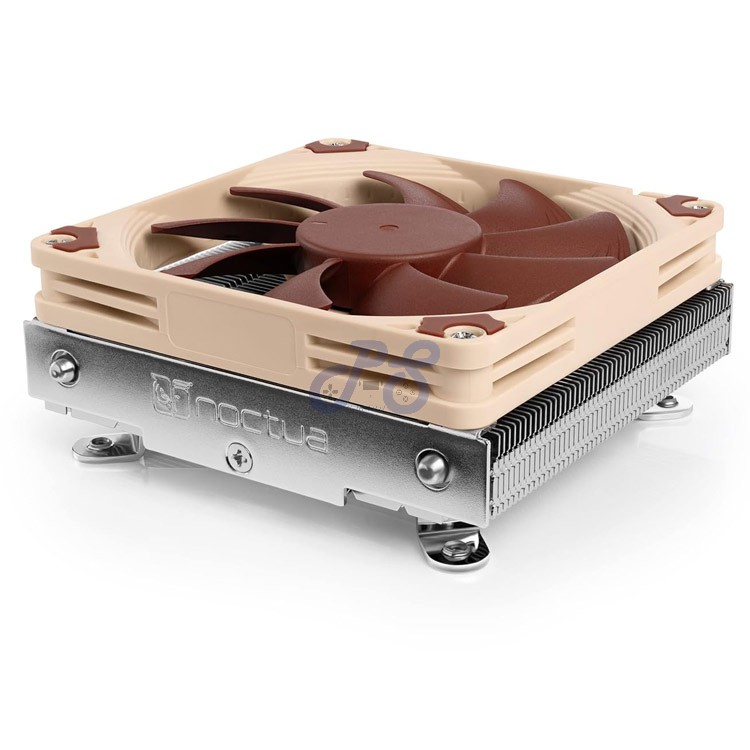 noctua nhl9i17xx premium lowprofile cpu cooler 95mm brown