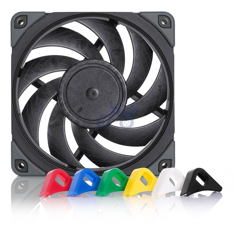 noctua nfa12x25 pwm chromaxblackswap pc case fan