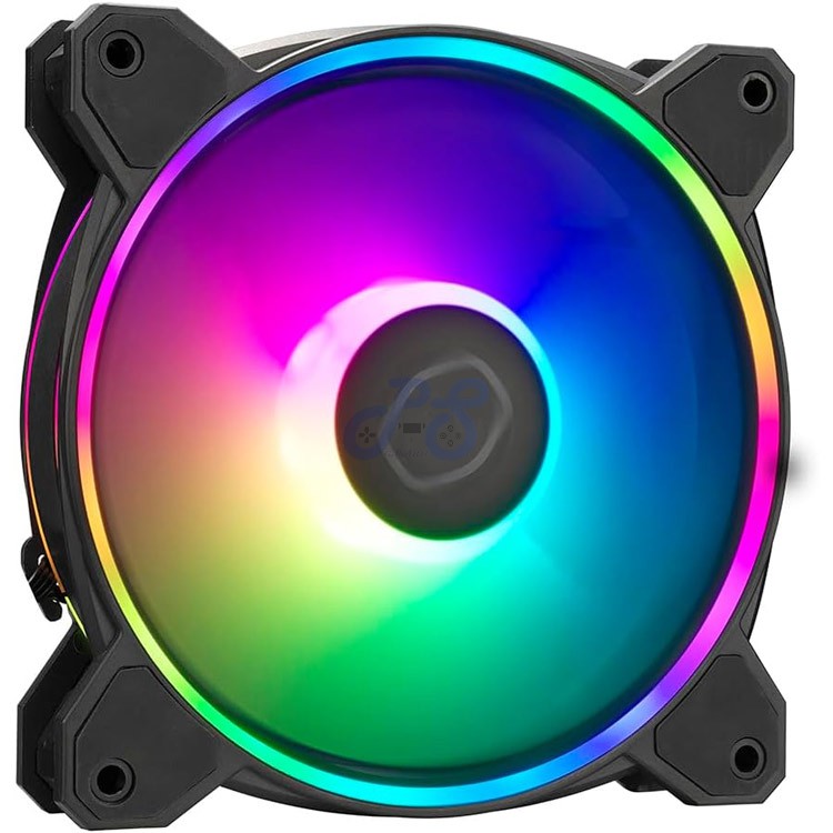 cooler master masterfan mf120 halo2 pc case fan black
