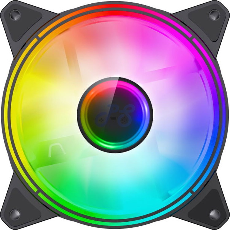 gamemax fn12rainbowqinfinity argb pc fan