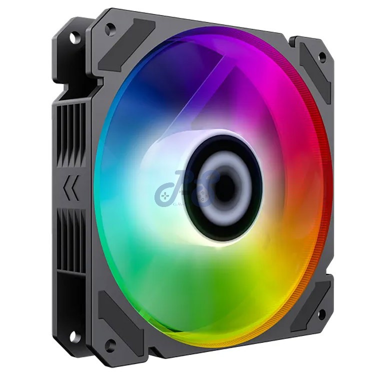 gamemax fn14rainbowc9 argb pc case fan