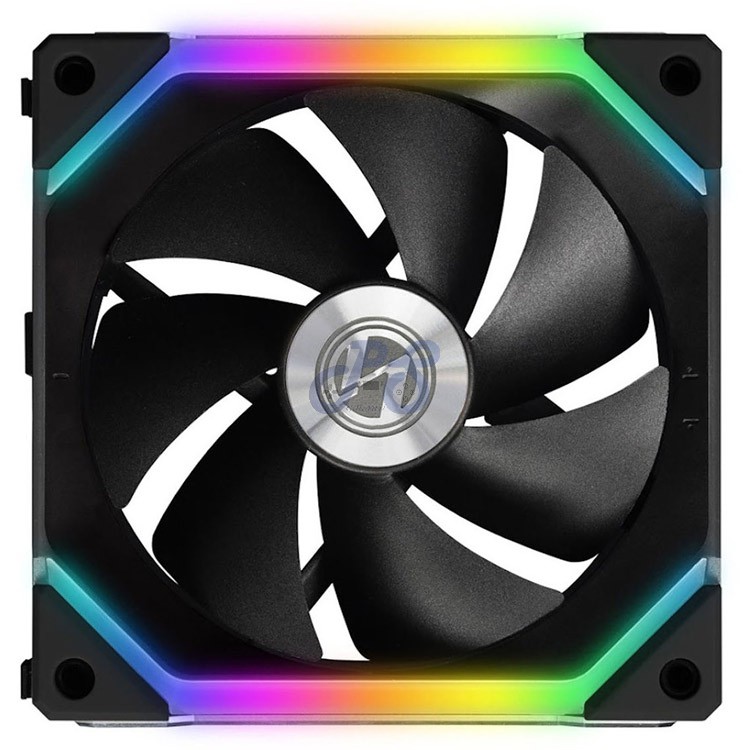 lian li uni sl120 rgb pc case fan black
