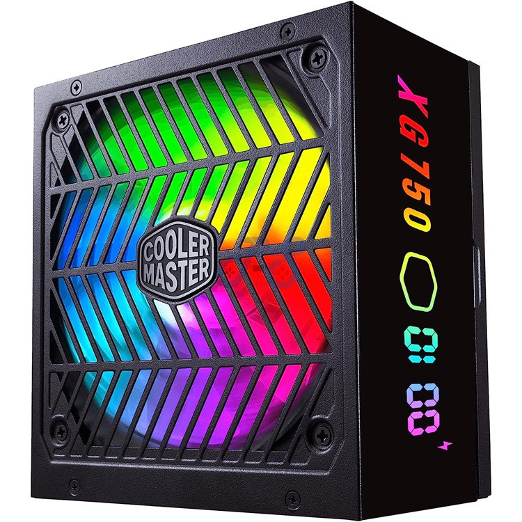 cooler master xg750 plus platinum argb modular power supply