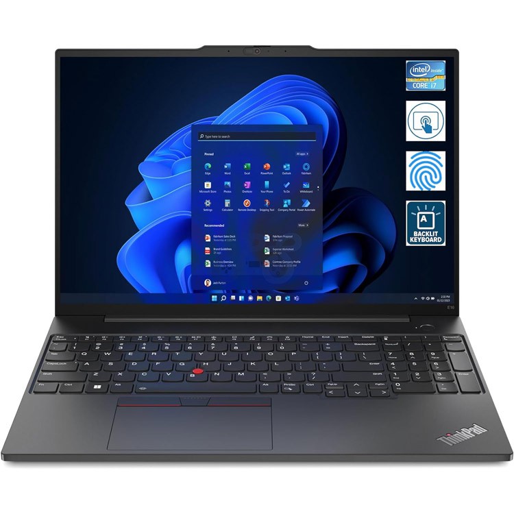 lenovo thinkpad e16 gen 1 business laptop intel core i713700h 32gb ram 1tb