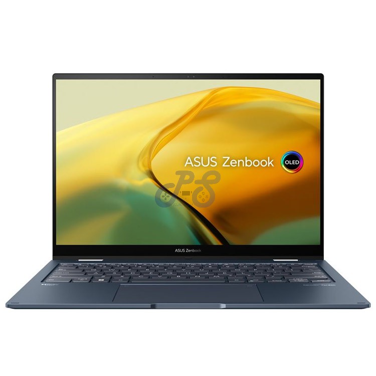 asus zenbook 14 flip oled ultrabook 8gb ram 512gb intel i5 ponder blue up3404va