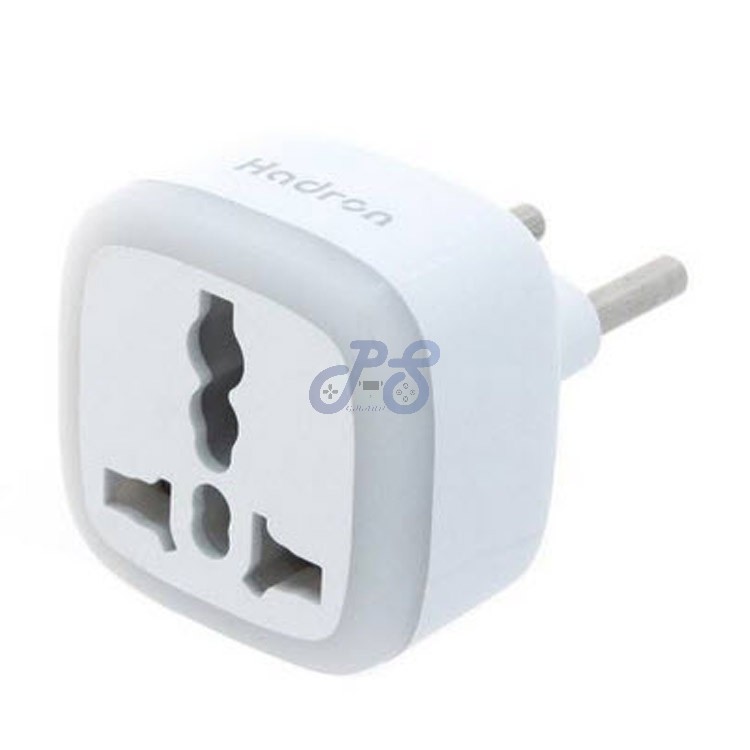 hadron eu power plug adapter white