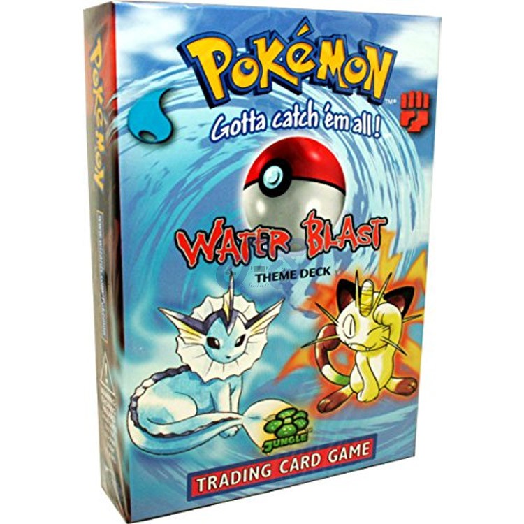 pokémon trading card game water blast deck