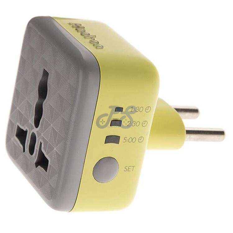 hadron eu stablilizer power plug adapter with timer yellow