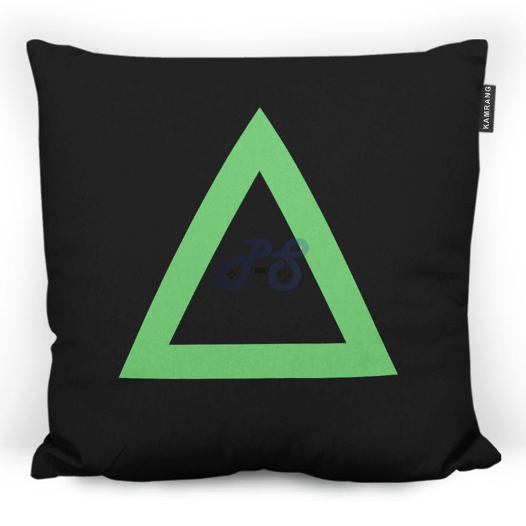 pillow playstation green black