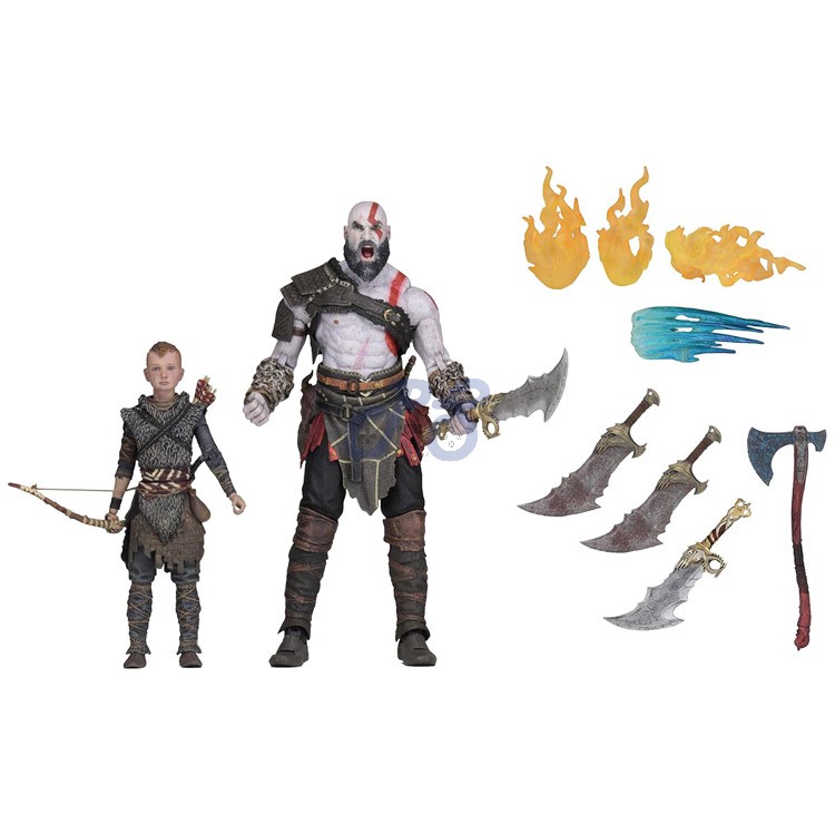 neca kratos amp atreus ultimate action figure pack