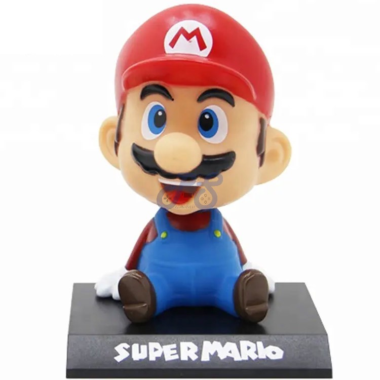 leader super mario bubblehead figure