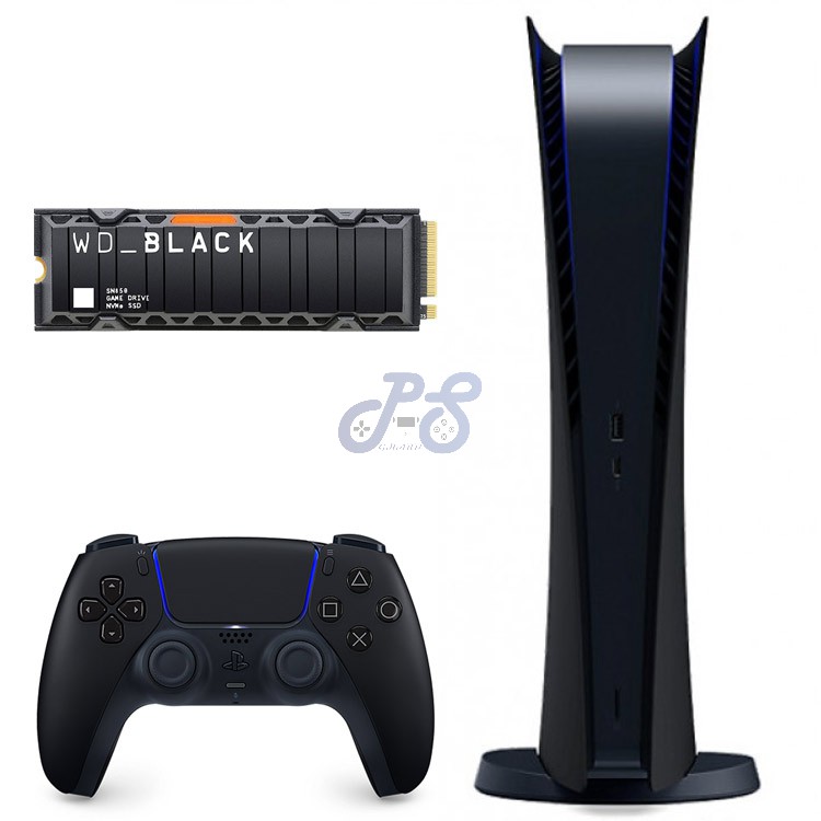 playstation 5 digital edition wdblack sn850 1tb ssd midnight black